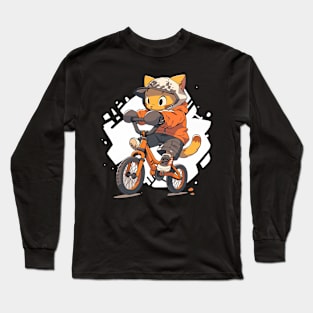 cat bike Long Sleeve T-Shirt